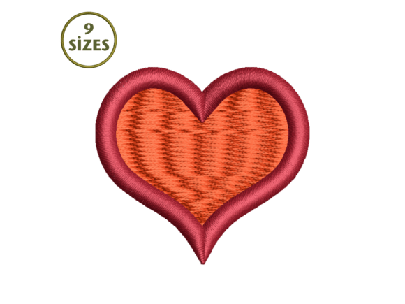 Download Heart Applique Embroidery Design - Sign Collection