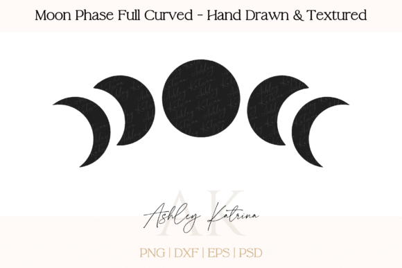 Download Moon Phase Full Curved - Textured - Premium Resources