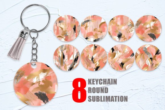 Download Keychain Contemporary Art Pink - Contemporary art Collection