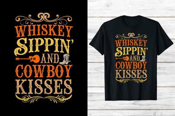 Download Country Music Retro Cowboy Shirt Design - Sign Collection