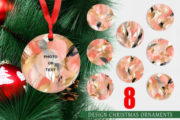 Download Christmas Ornament Contemporary Art Pink - Contemporary art Collection