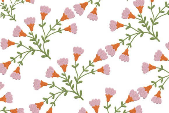 Download Botanical Wildflower Embroidery Design - Wildflower embroidery Collection
