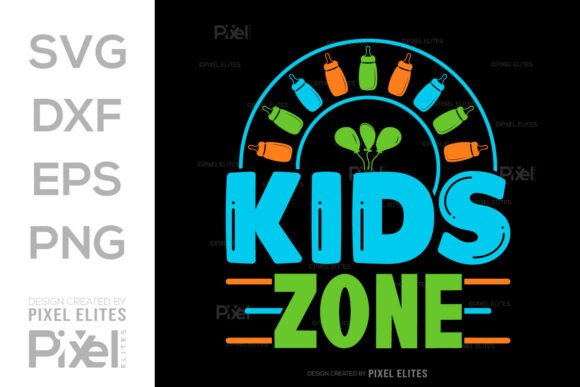 Download Kids Zone SVG Cut File, Newborn Design - Sign Collection