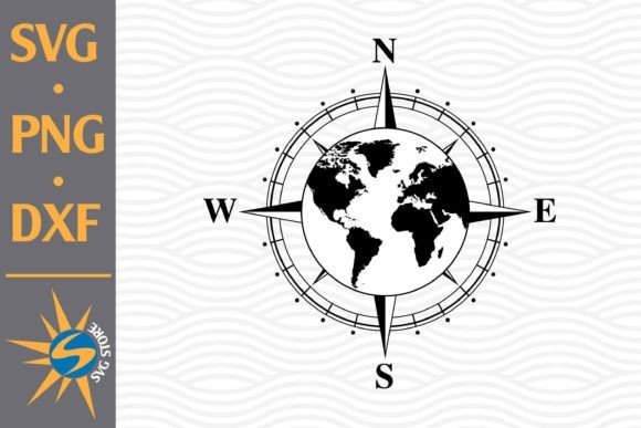 Download Compass World Map - Compass Collection