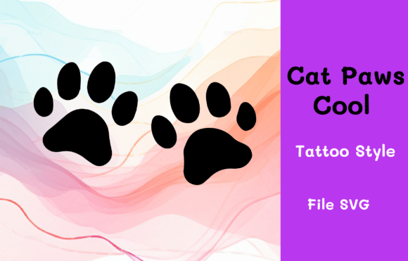 Download Cat Paws Cool Infinite Tattoo Style - Premium Bundle